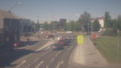 Křižovatka ulic Komenského a Velké Novosady