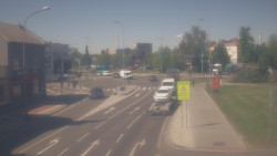 Křižovatka ulic Komenského a Velké Novosady