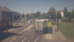 Křižovatka ulic Komenského a Velké Novosady