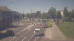 Křižovatka ulic Komenského a Velké Novosady