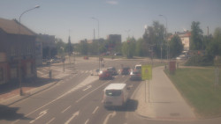 Křižovatka ulic Komenského a Velké Novosady