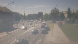 Křižovatka ulic Komenského a Velké Novosady