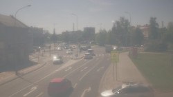 Křižovatka ulic Komenského a Velké Novosady