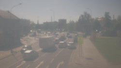 Křižovatka ulic Komenského a Velké Novosady
