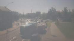 Křižovatka ulic Komenského a Velké Novosady