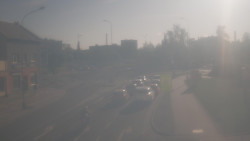 Křižovatka ulic Komenského a Velké Novosady