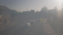 Křižovatka ulic Komenského a Velké Novosady