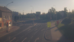 Křižovatka ulic Komenského a Velké Novosady