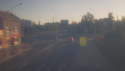Křižovatka ulic Komenského a Velké Novosady