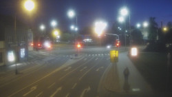 Křižovatka ulic Komenského a Velké Novosady