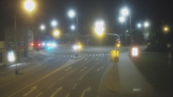 Křižovatka ulic Komenského a Velké Novosady