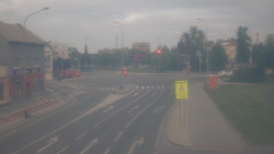 Křižovatka ulic Komenského a Velké Novosady