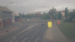 Křižovatka ulic Komenského a Velké Novosady