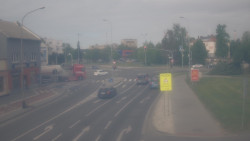 Křižovatka ulic Komenského a Velké Novosady