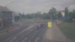 Křižovatka ulic Komenského a Velké Novosady
