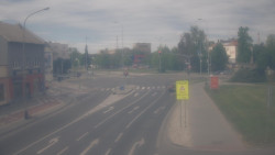 Křižovatka ulic Komenského a Velké Novosady