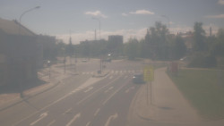 Křižovatka ulic Komenského a Velké Novosady