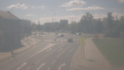 Křižovatka ulic Komenského a Velké Novosady