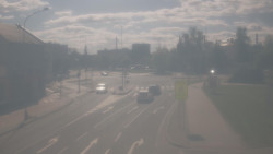 Křižovatka ulic Komenského a Velké Novosady