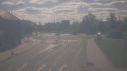 Křižovatka ulic Komenského a Velké Novosady