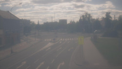 Křižovatka ulic Komenského a Velké Novosady