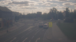 Křižovatka ulic Komenského a Velké Novosady