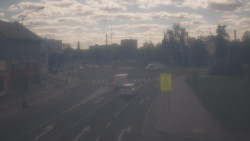 Křižovatka ulic Komenského a Velké Novosady