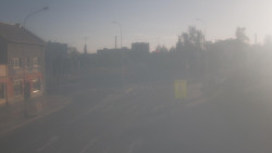 Křižovatka ulic Komenského a Velké Novosady