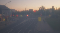 Křižovatka ulic Komenského a Velké Novosady
