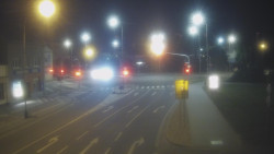 Křižovatka ulic Komenského a Velké Novosady