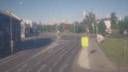 Křižovatka ulic Komenského a Velké Novosady