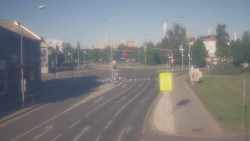 Křižovatka ulic Komenského a Velké Novosady