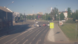 Křižovatka ulic Komenského a Velké Novosady