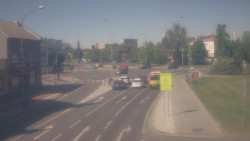 Křižovatka ulic Komenského a Velké Novosady