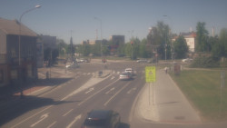 Křižovatka ulic Komenského a Velké Novosady