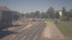 Křižovatka ulic Komenského a Velké Novosady
