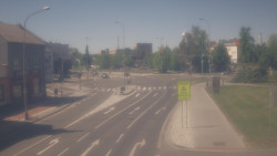 Křižovatka ulic Komenského a Velké Novosady