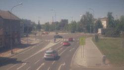 Křižovatka ulic Komenského a Velké Novosady