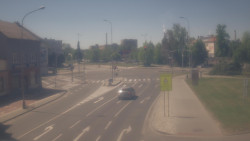 Křižovatka ulic Komenského a Velké Novosady