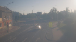 Křižovatka ulic Komenského a Velké Novosady