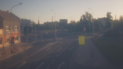 Křižovatka ulic Komenského a Velké Novosady