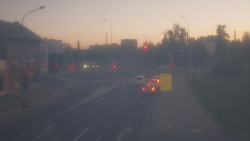 Křižovatka ulic Komenského a Velké Novosady
