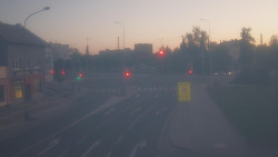 Křižovatka ulic Komenského a Velké Novosady
