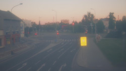Křižovatka ulic Komenského a Velké Novosady