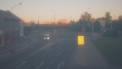 Křižovatka ulic Komenského a Velké Novosady