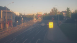 Křižovatka ulic Komenského a Velké Novosady