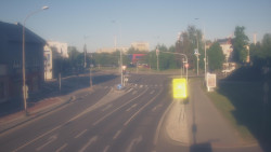 Křižovatka ulic Komenského a Velké Novosady