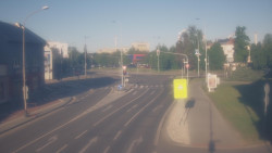 Křižovatka ulic Komenského a Velké Novosady