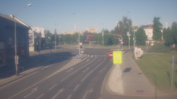 Křižovatka ulic Komenského a Velké Novosady