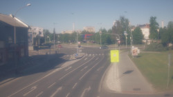 Křižovatka ulic Komenského a Velké Novosady